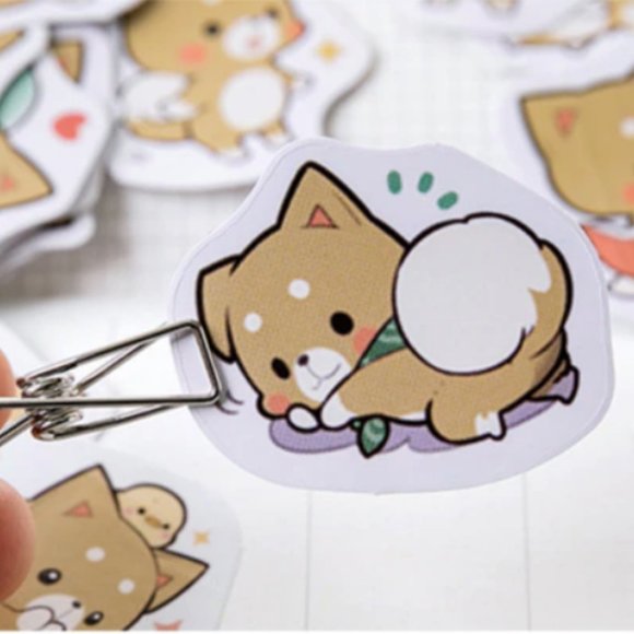 Kawaii Shiba Inu Stickers - Picture 8 of 10
